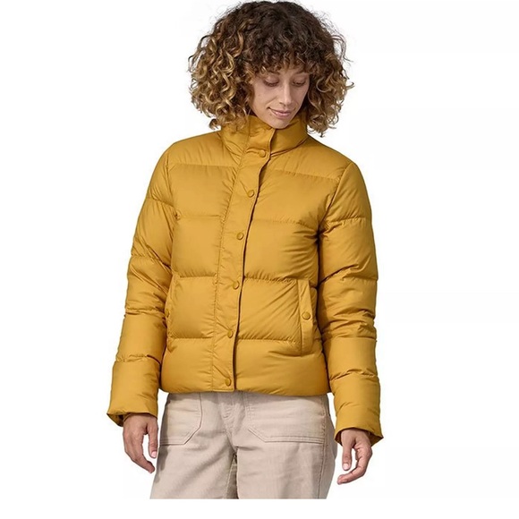 Patagonia Jackets & Blazers - EUC Patagonia Silent Down Jacket, cosmic gold, xsmall